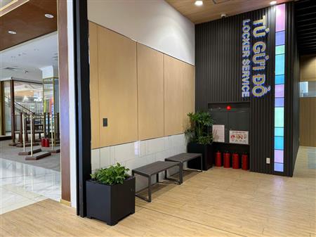 Cây công trình siêu thị đã thoàn thiện