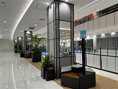 Cây công trình siêu thị đã thoàn thiện