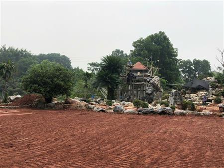 Công trình thi công cảnh quan hồ koi biệt thự, biệt phủ, resort