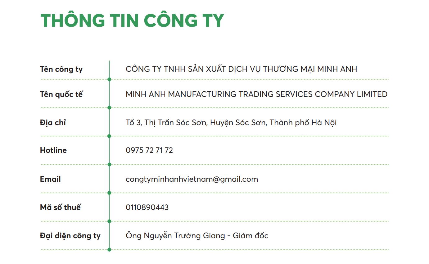 Thông tin công ty